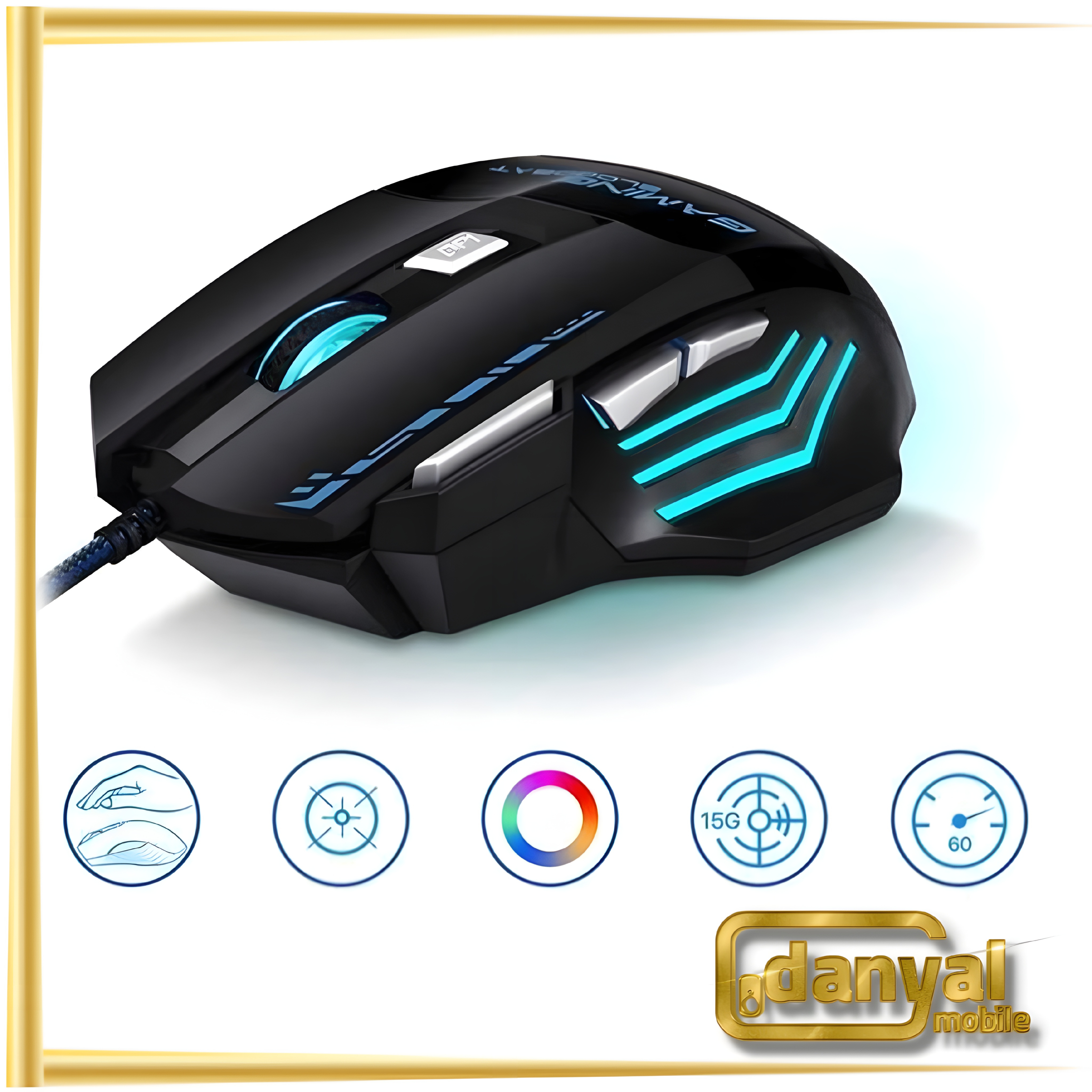 ماوس گیمینگ کاکو مدل KSC568 با سیم