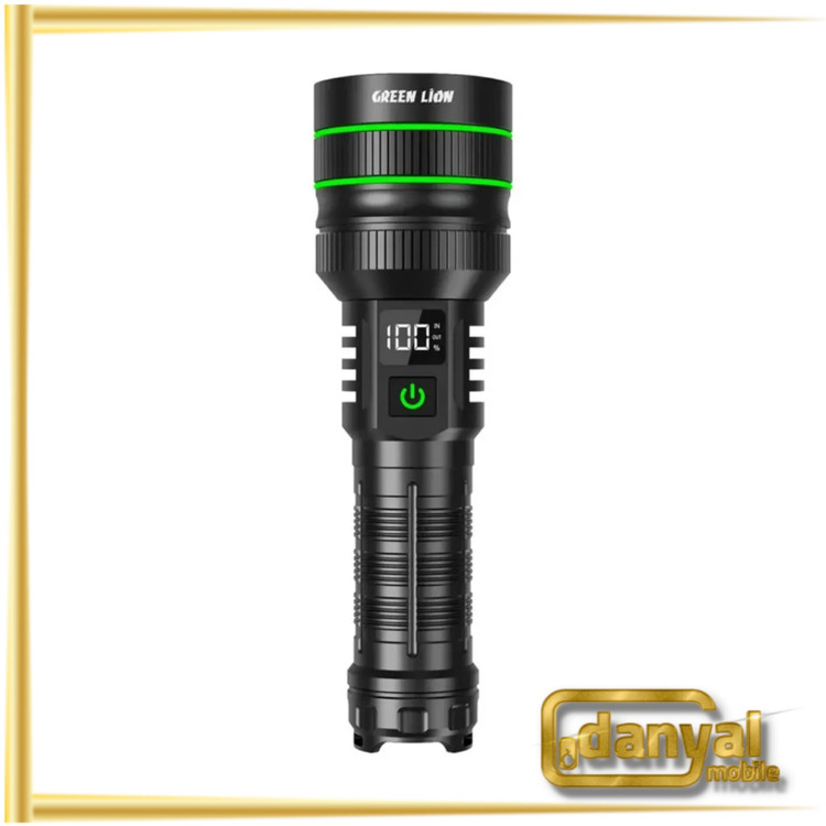 چراغ قوه گرین لاین مدل GNHR3000LMBK ظرفیت 3000 لومن
