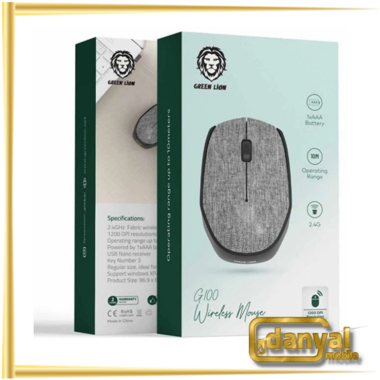 ماوس بی سیم گرین مدل G100