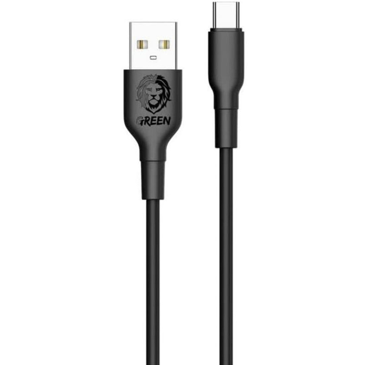 کابل USB-A به تایپ سی گرین Green PVC USB-A to type-c cable 1.2m