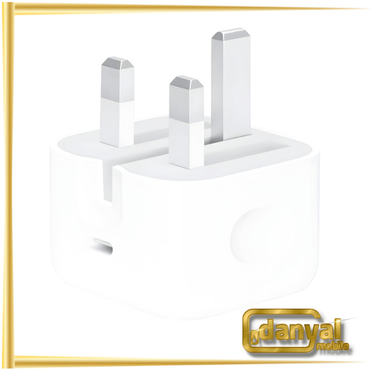 شارژر اصلی گوشی iPhone 13 آیفون 20 وات Type-C سوپر فست شارژ BA سه پین