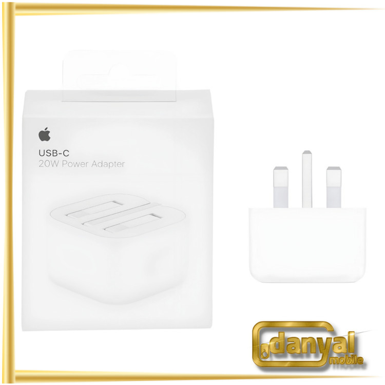 شارژر اصلی گوشی iPhone 13 آیفون 20 وات Type-C سوپر فست شارژ BA سه پین