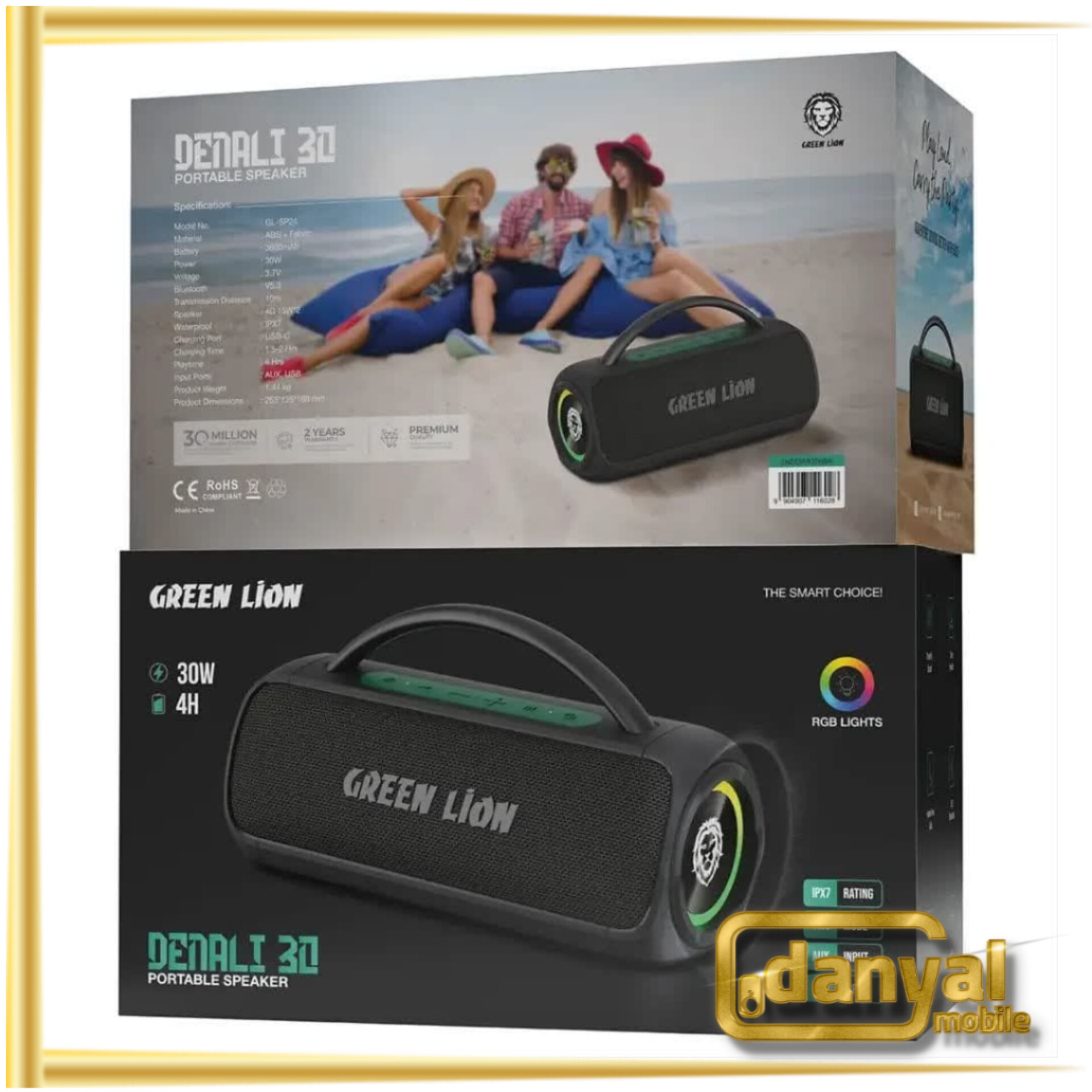 اسپیکر قابل حمل گرین لاین مدل Denali 30