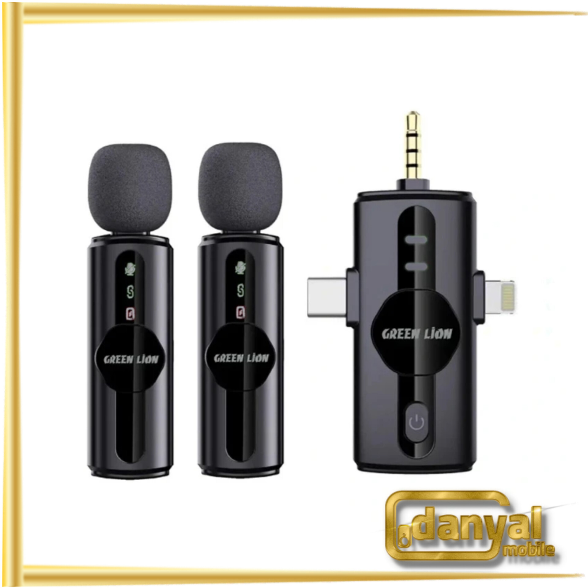 ست میکروفن بی سیم گرین لاین مدل GM-80X