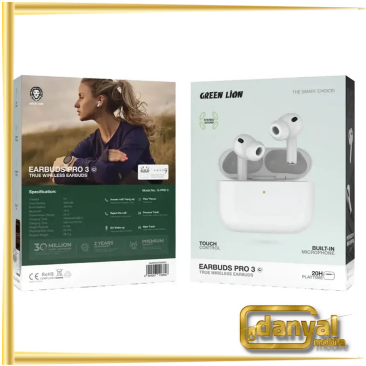 هدفون بی سیم گرین لاین مدل Earbuds Pro 3
