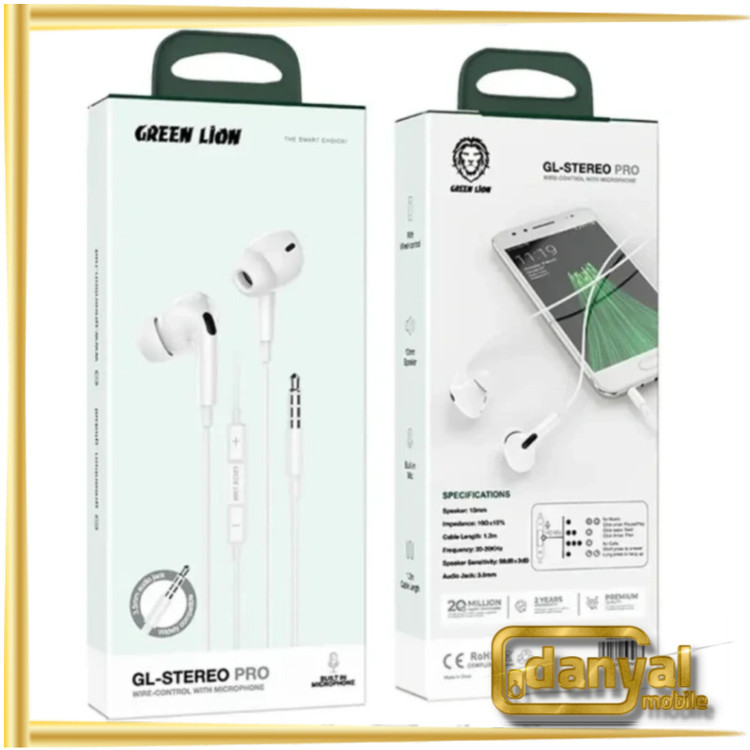 هندزفری با سیم گرین لاین مدل GL-Stereo Pro