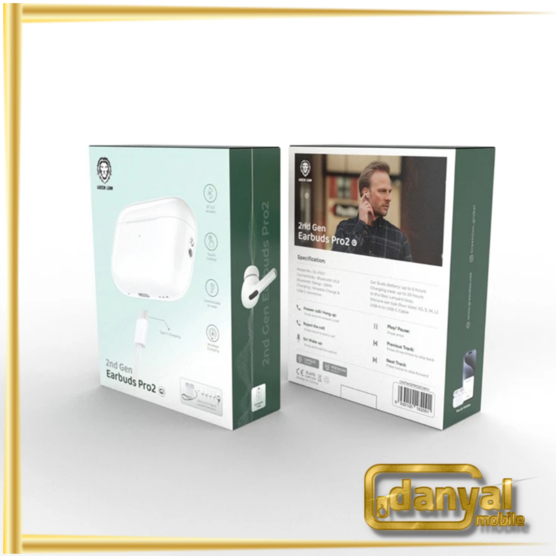 هندزفری بلوتوثی گرین لاین مدل Earbuds Pro 2 ( 2nd Gen )