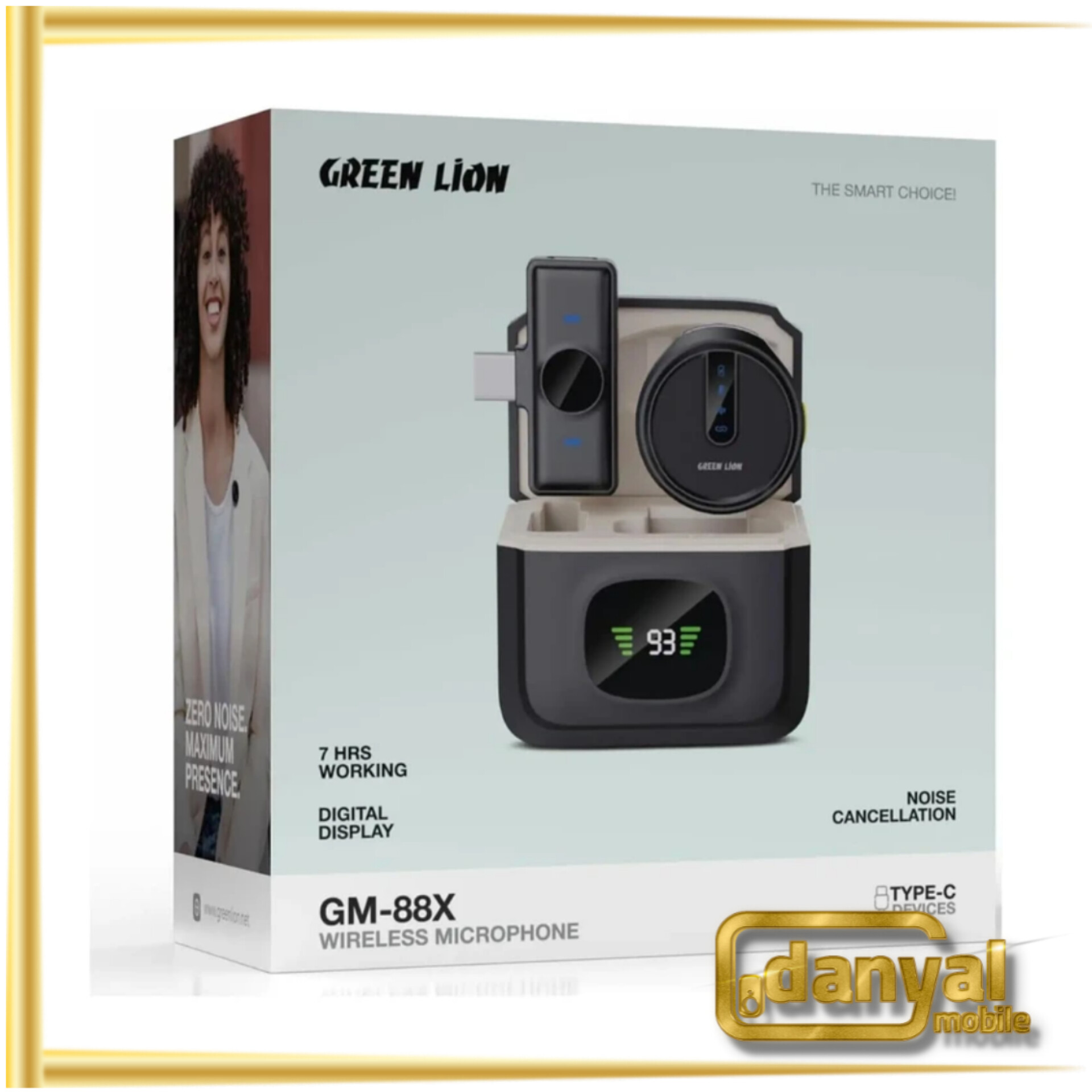 میکروفون یقه ای بی سیم گرین لاین مدل GM-88X