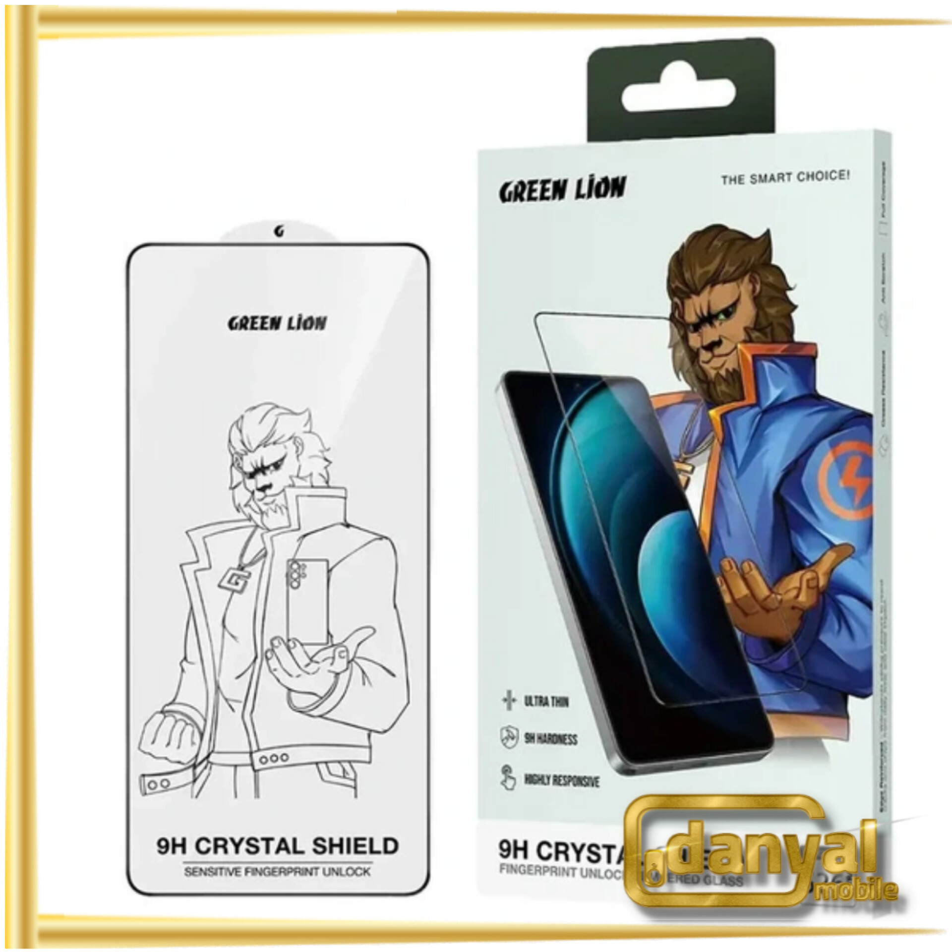 گلس گرین لاین 9H Crystal Shield HD گوشی S26 ULTRA