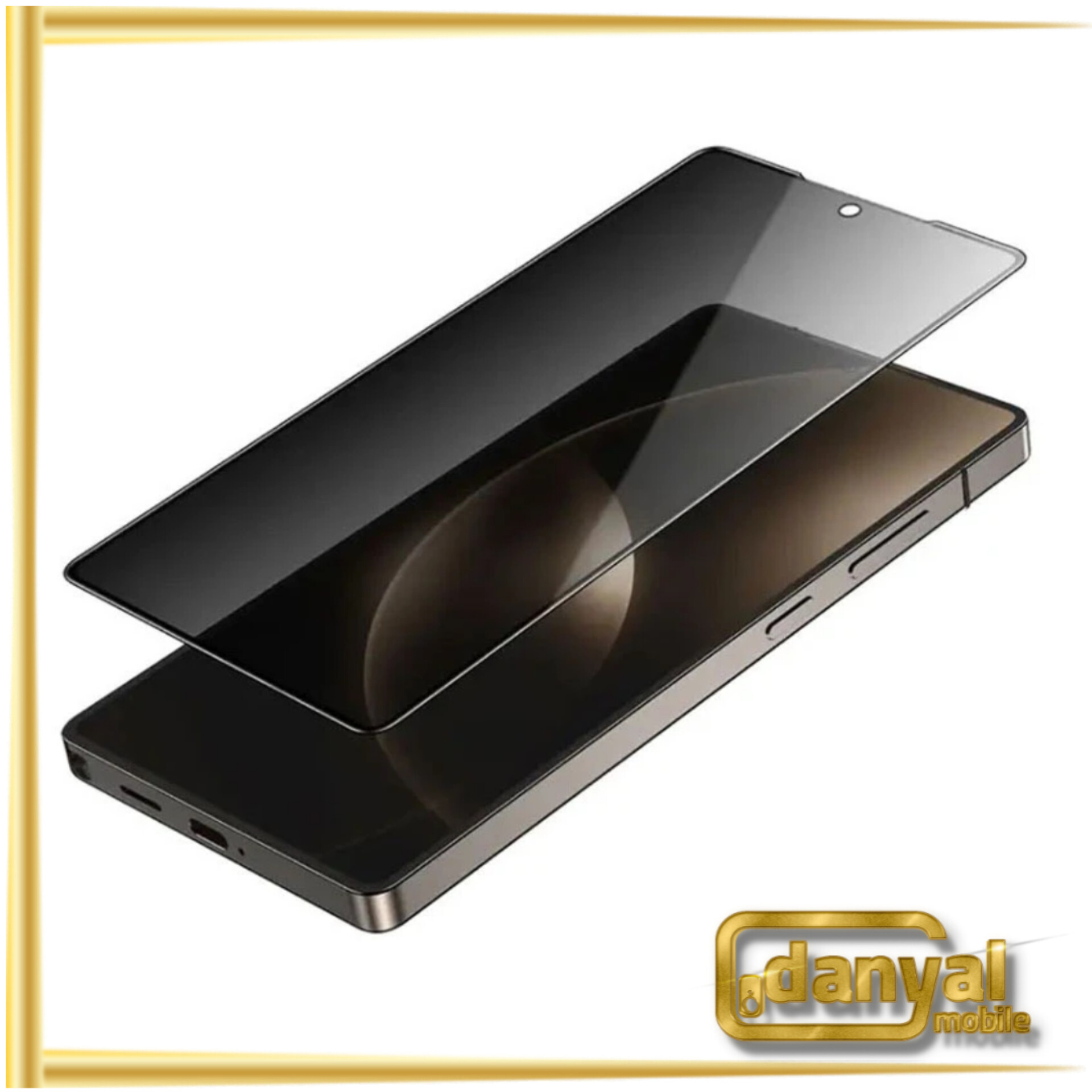 گلس حریم شخصی سامسونگ S25 Ultra مدل 9H Privacy Shield
