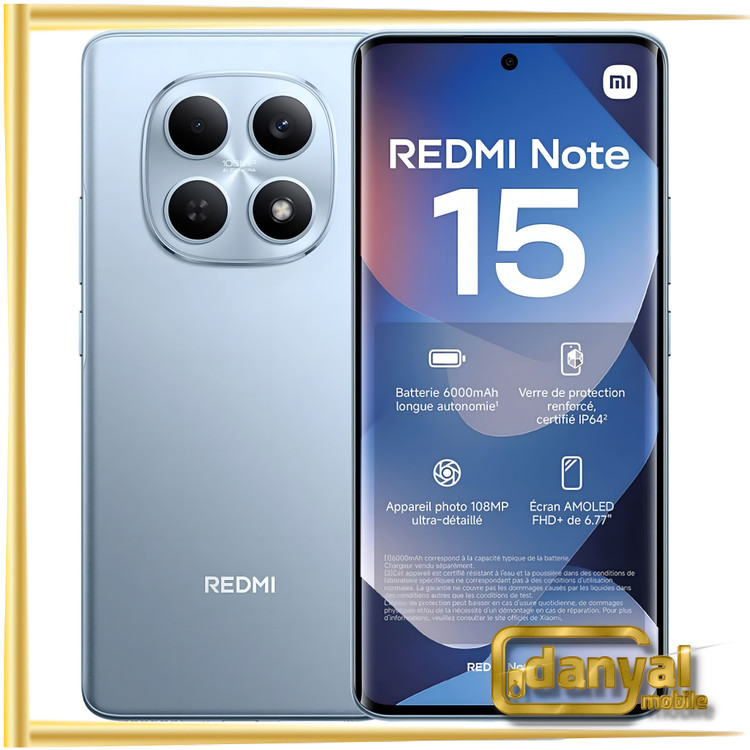 گوشی شیائومی Redmi Note 15 حافظه 256 رم 8 گیگابایت