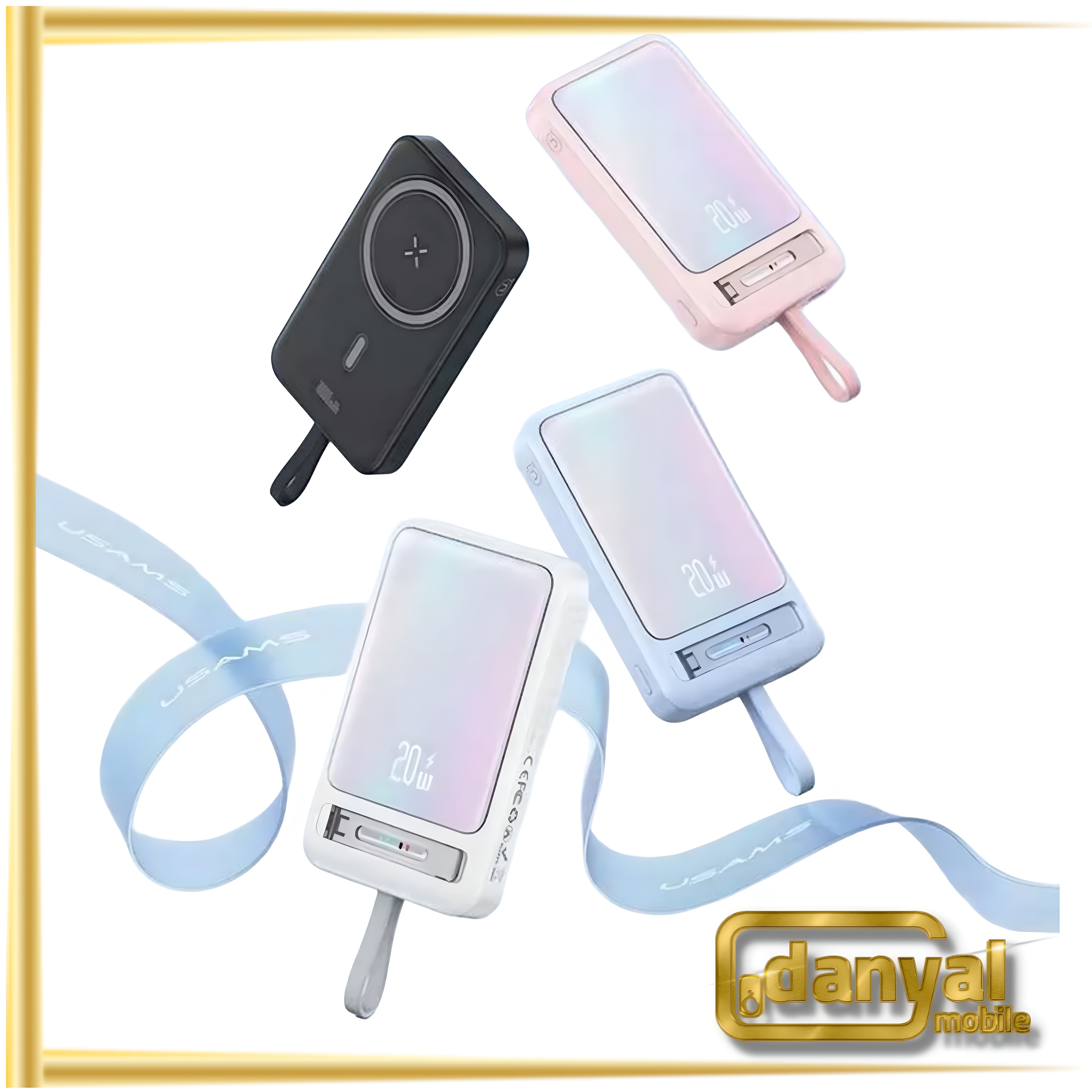 پاوربانک یوسمز مدل CD219 ظرفیت 10000 میلی آمپر ساعت