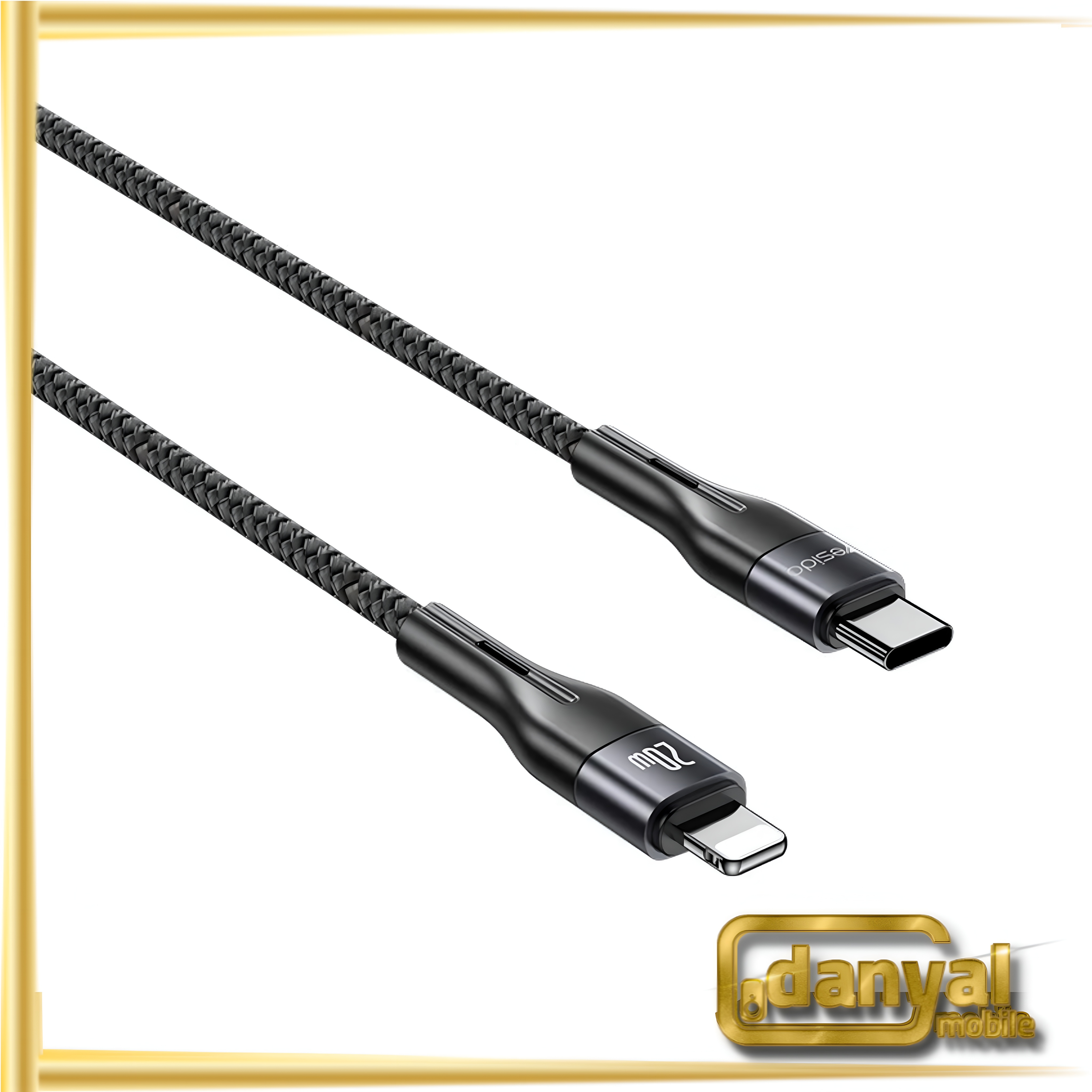 کابل تبدیل USB-C به لایتنینگ یسیدو مدل CA155 20W طول 1 متر