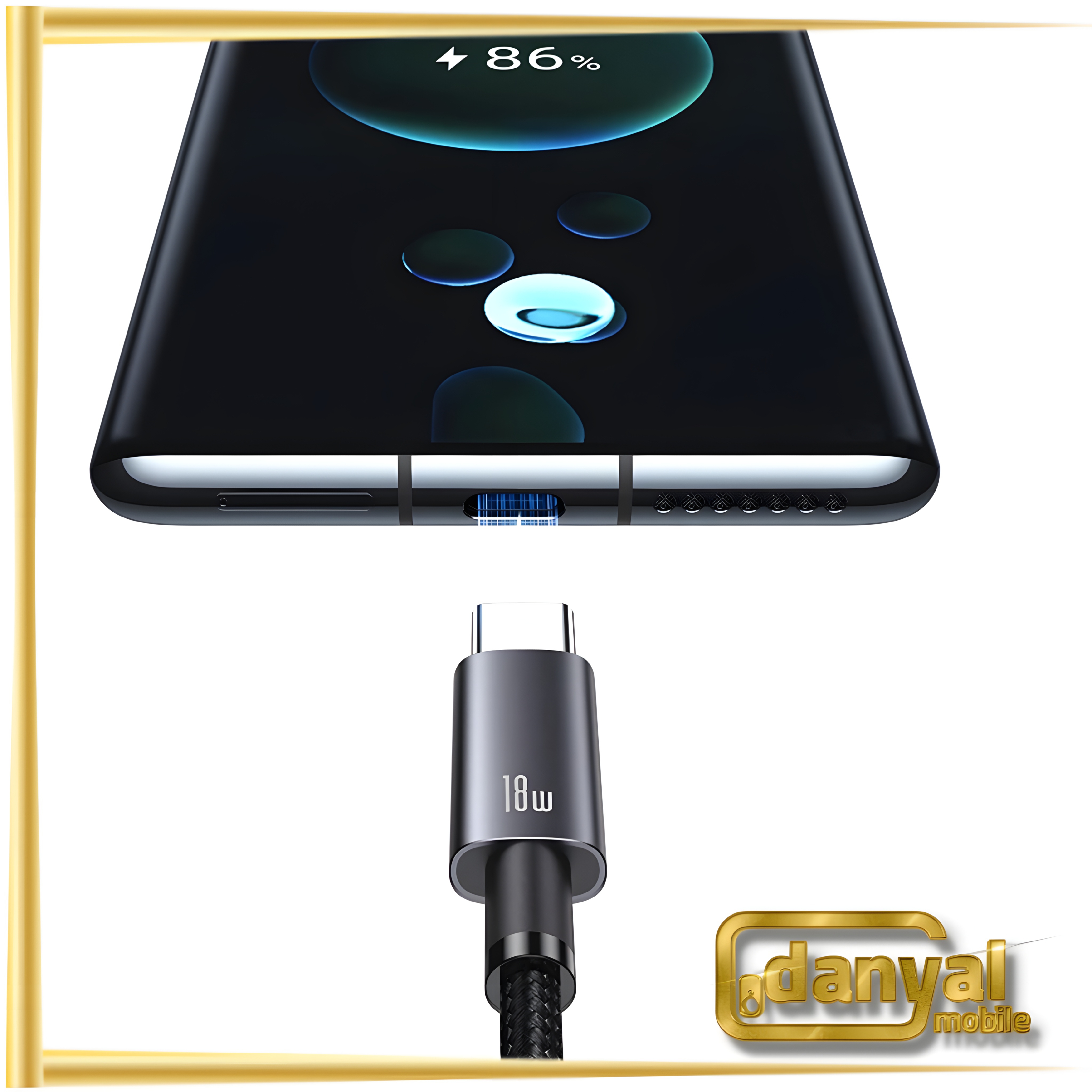 کابل 2متری USB-A به Type-C یوسمز US-SJ666