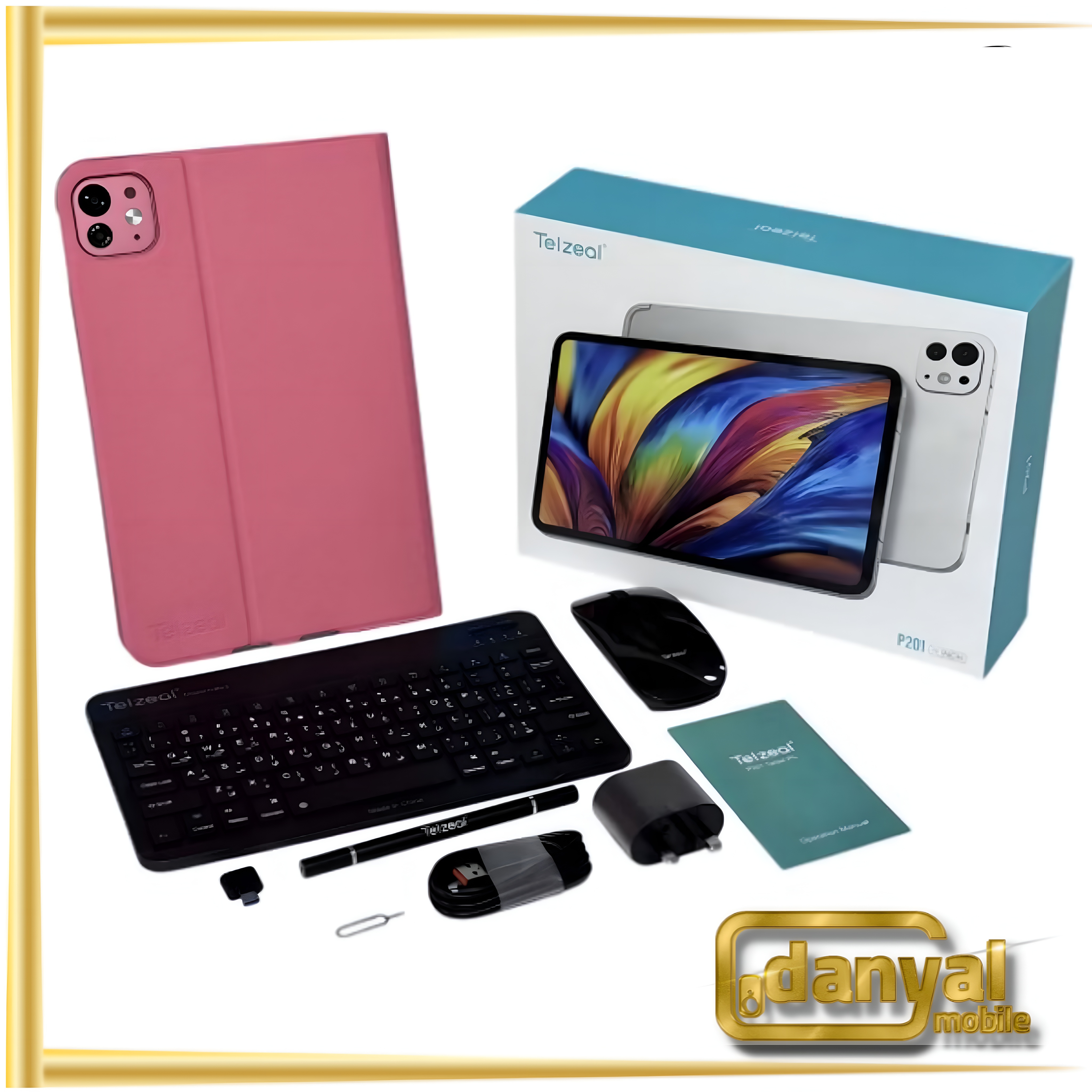 تبلت سیمکارت خور مدل P201 Telzeal با حافظه 512 گیگ و رام 12