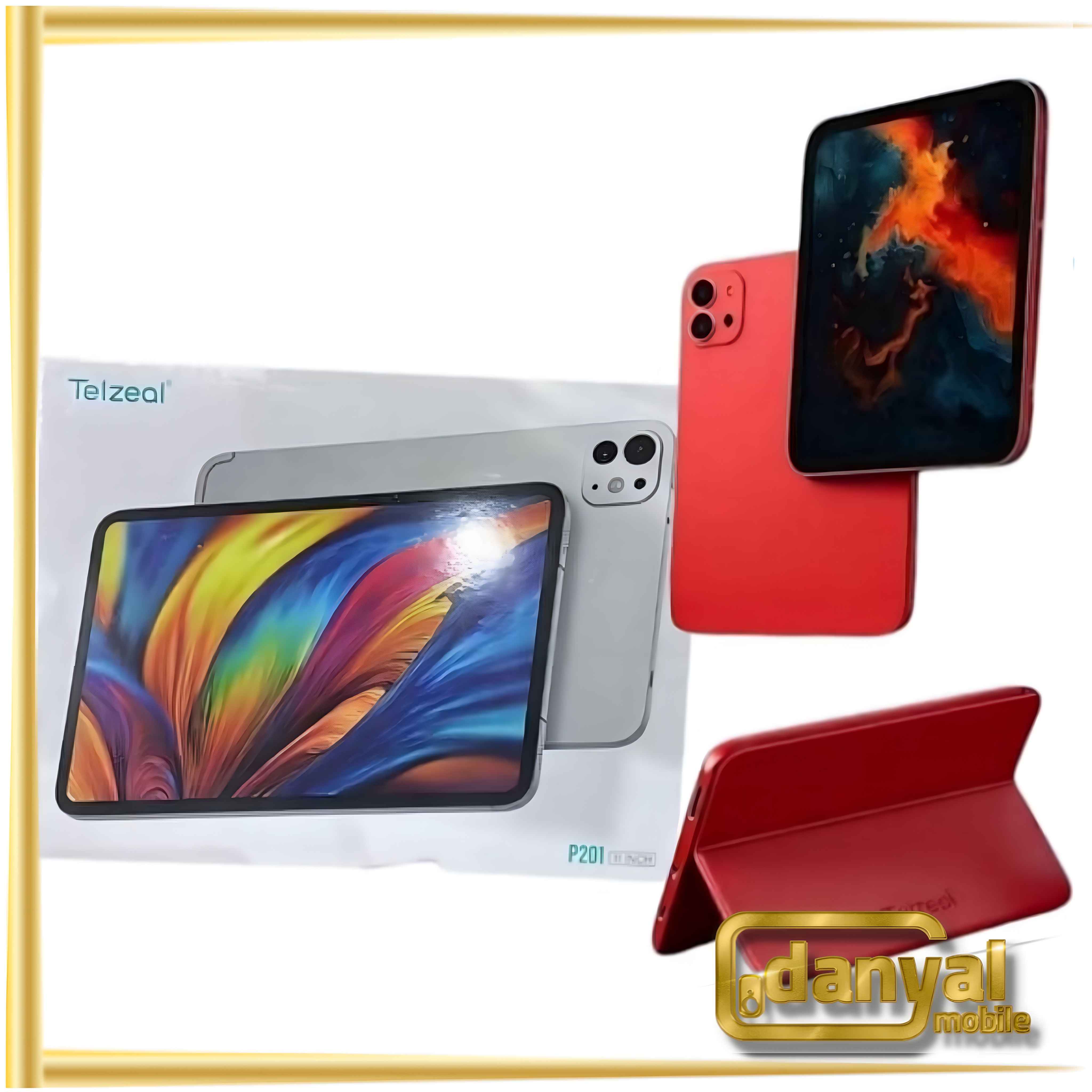 تبلت سیمکارت خور مدل P201 Telzeal با حافظه 512 گیگ و رام 12