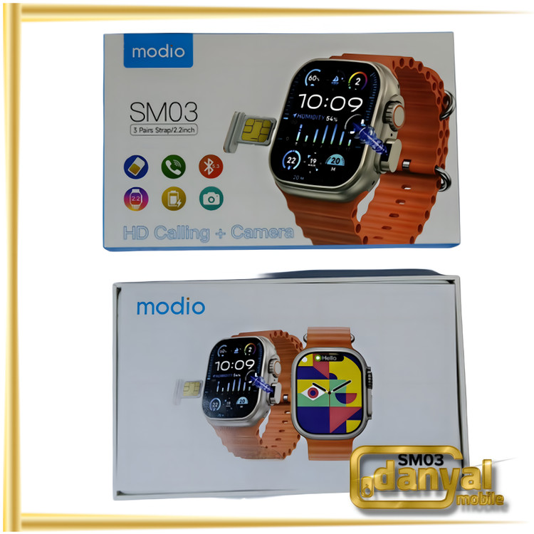 ساعت هوشمند مودیو مدل SM03 با نمایشگر AMOLED و بدنه آلومینیومی