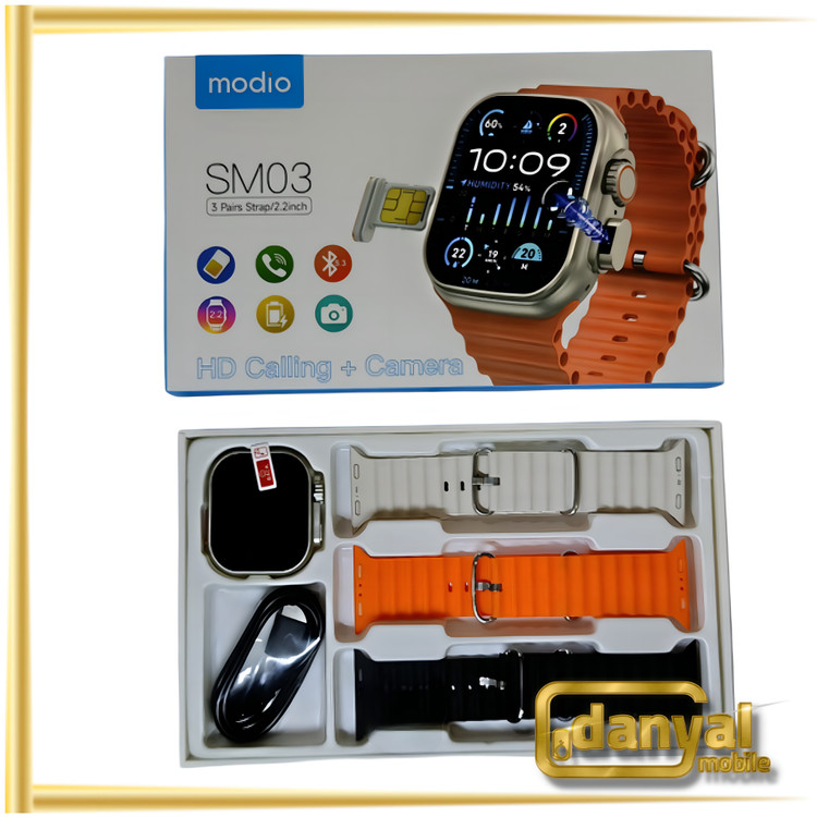 ساعت هوشمند مودیو مدل SM03 با نمایشگر AMOLED و بدنه آلومینیومی