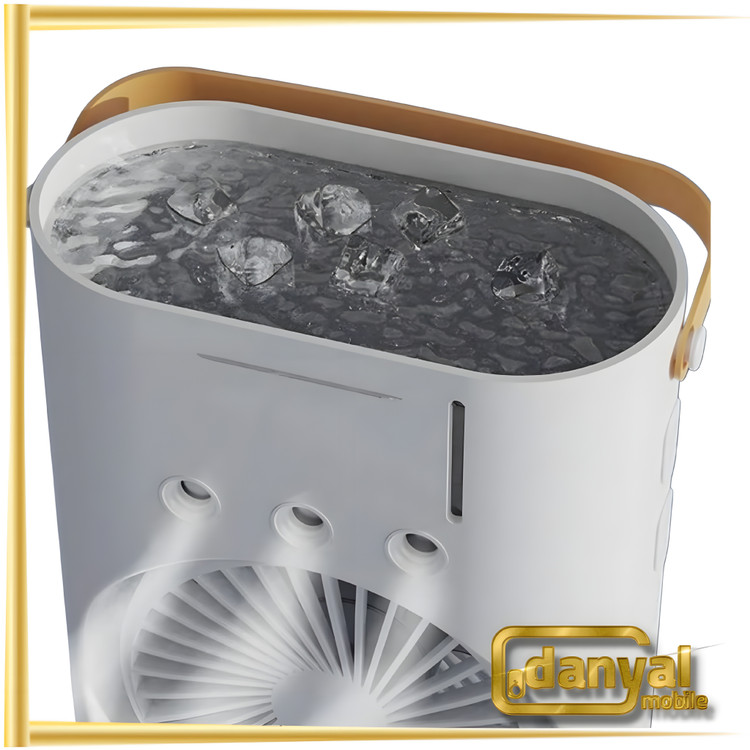 پنکه رومیزی مدل مه پاش دوفن - چرخش اتومات (ریموت دار اصلی)