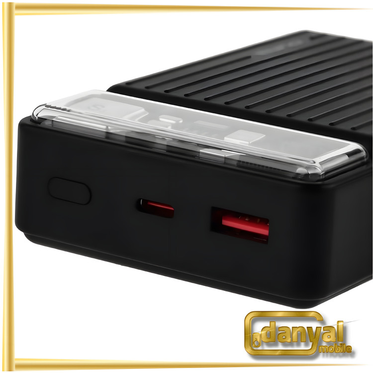 پاوربانک فست شارژ VIPLATINA 20000mAh مدل VP13 22.5W - مشکی