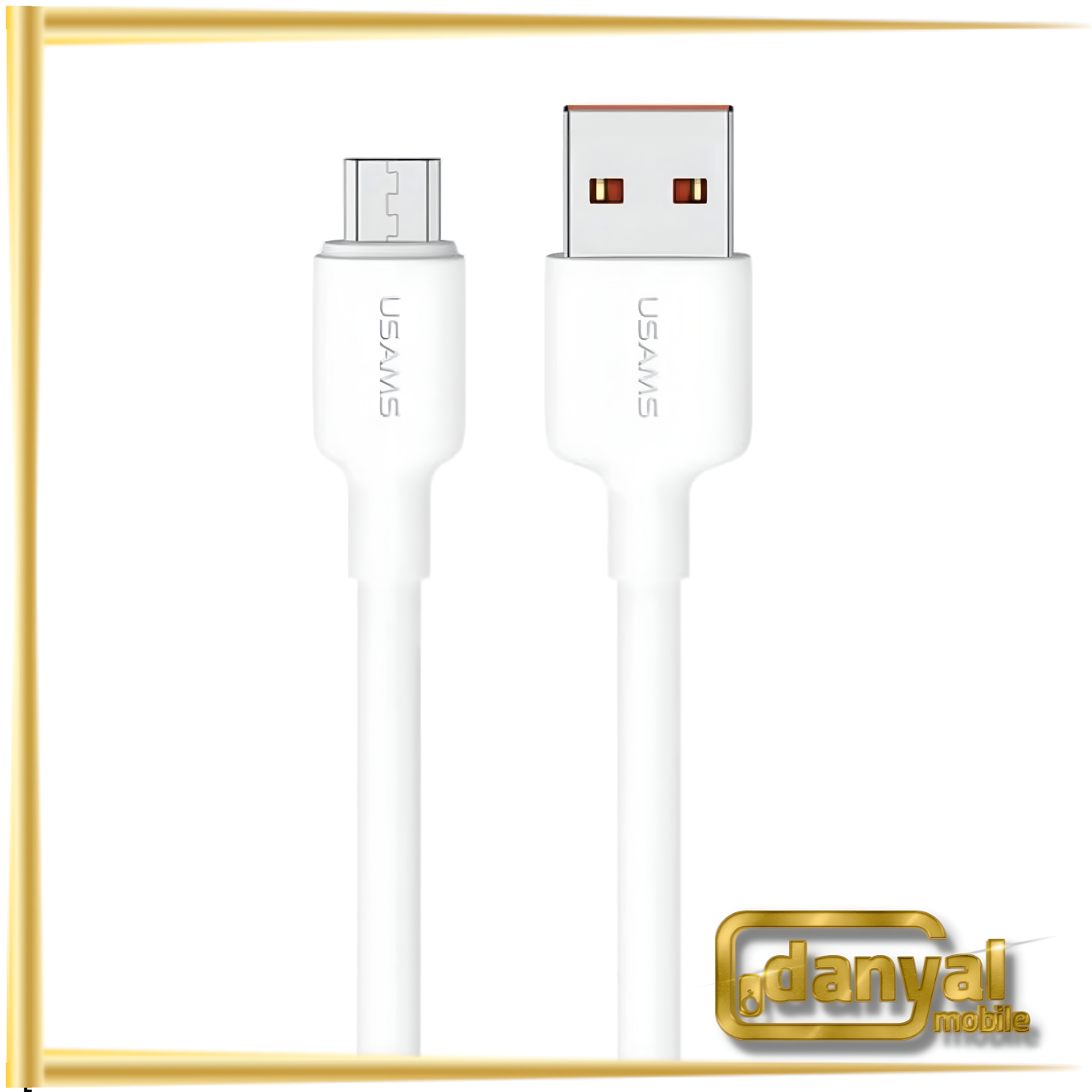 کابل شارژ سریع یو اس بی به میکرو یو اس بی یک متری یوسامز USAMS US-SJ607 Micro Charging