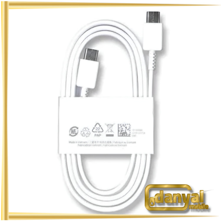 کابل شارژ سامسونگ 2 سر تایپ سی 45W اصلی