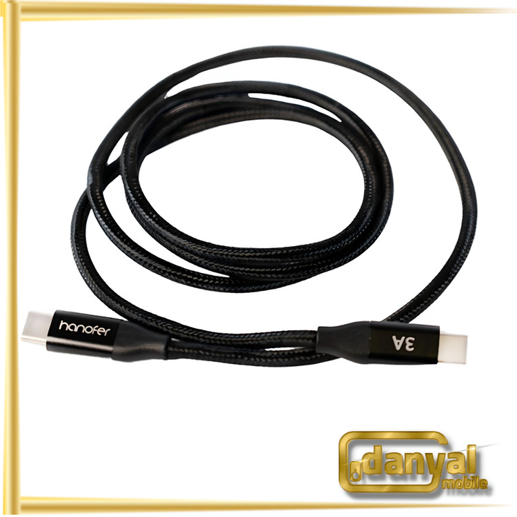 شارژر دیواری 25W فست و PD تک پورت هانوفر مدل NPD25W به همراه کابل Type-C به Type-C