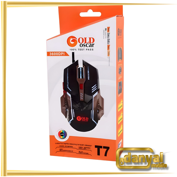 ماوس گیمینگ باسیم GOLD OSCAR مدل T7