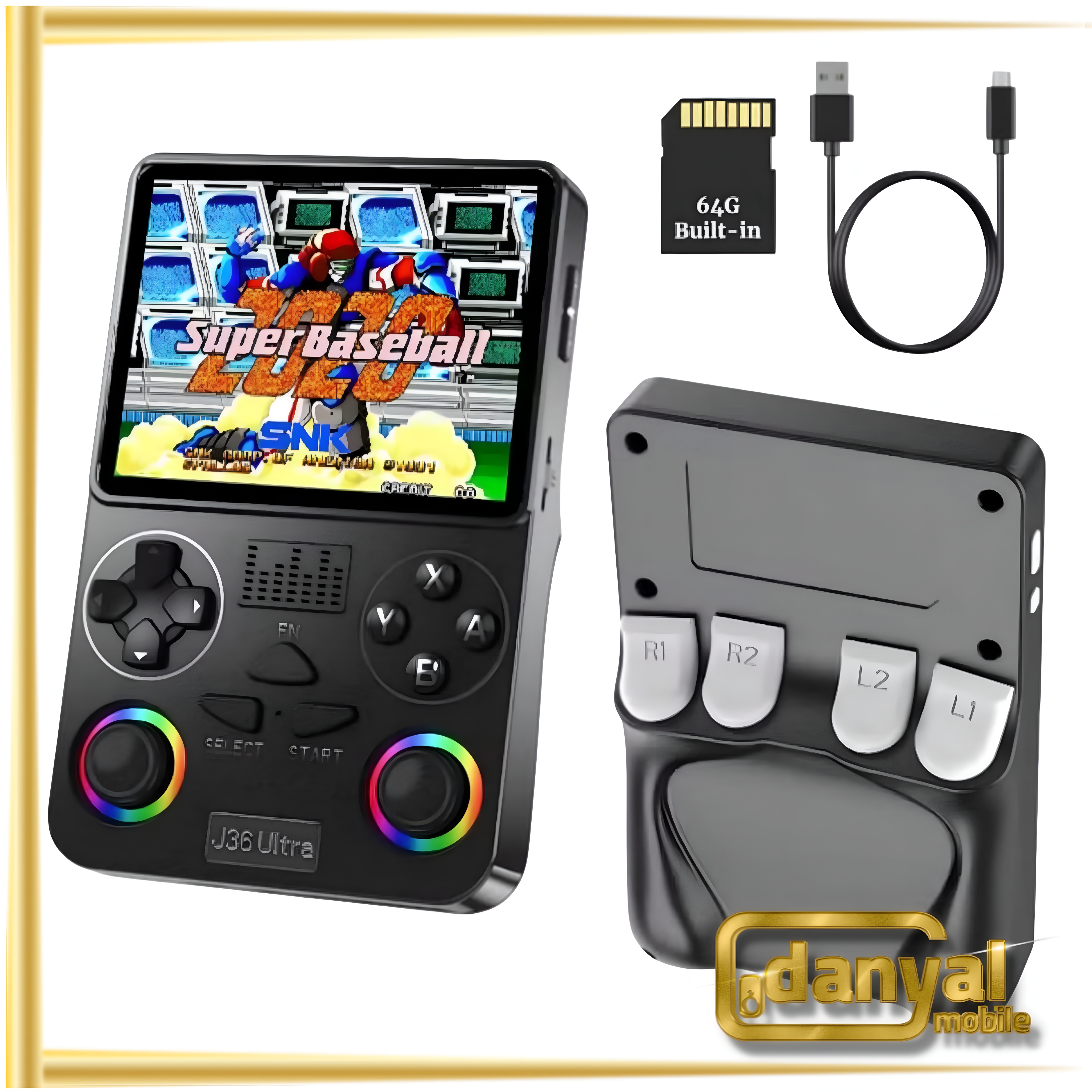 کنسول بازی دستی مدل J36 Ultra با صفحهنمایش 3.5 اینچ IPS