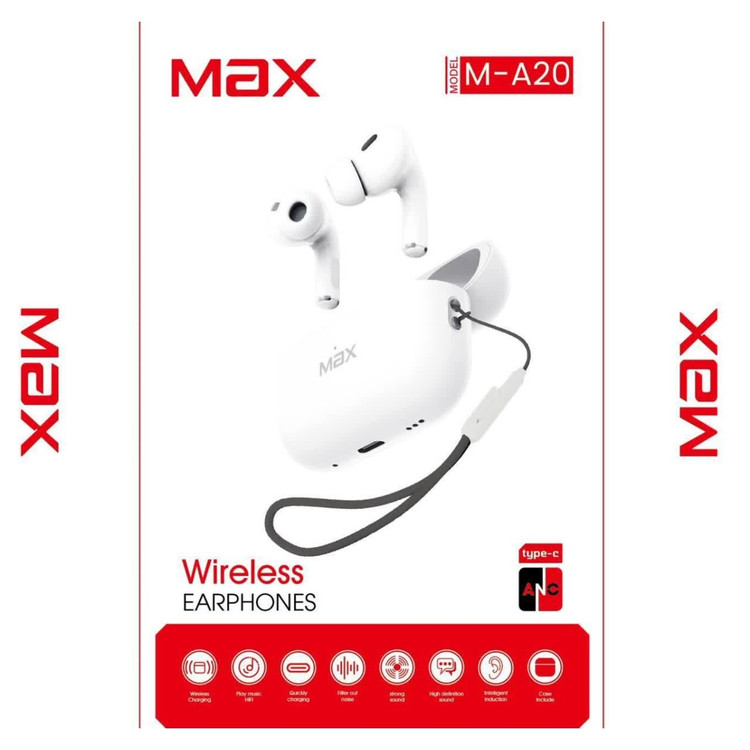 هندزفری بی سیم مکس مدل AirPods Pro 2 Max ANCENC TWS