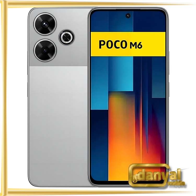 گوشی شیائومی Poco M6 4G حافظه 128 رم 6 گیگابایت