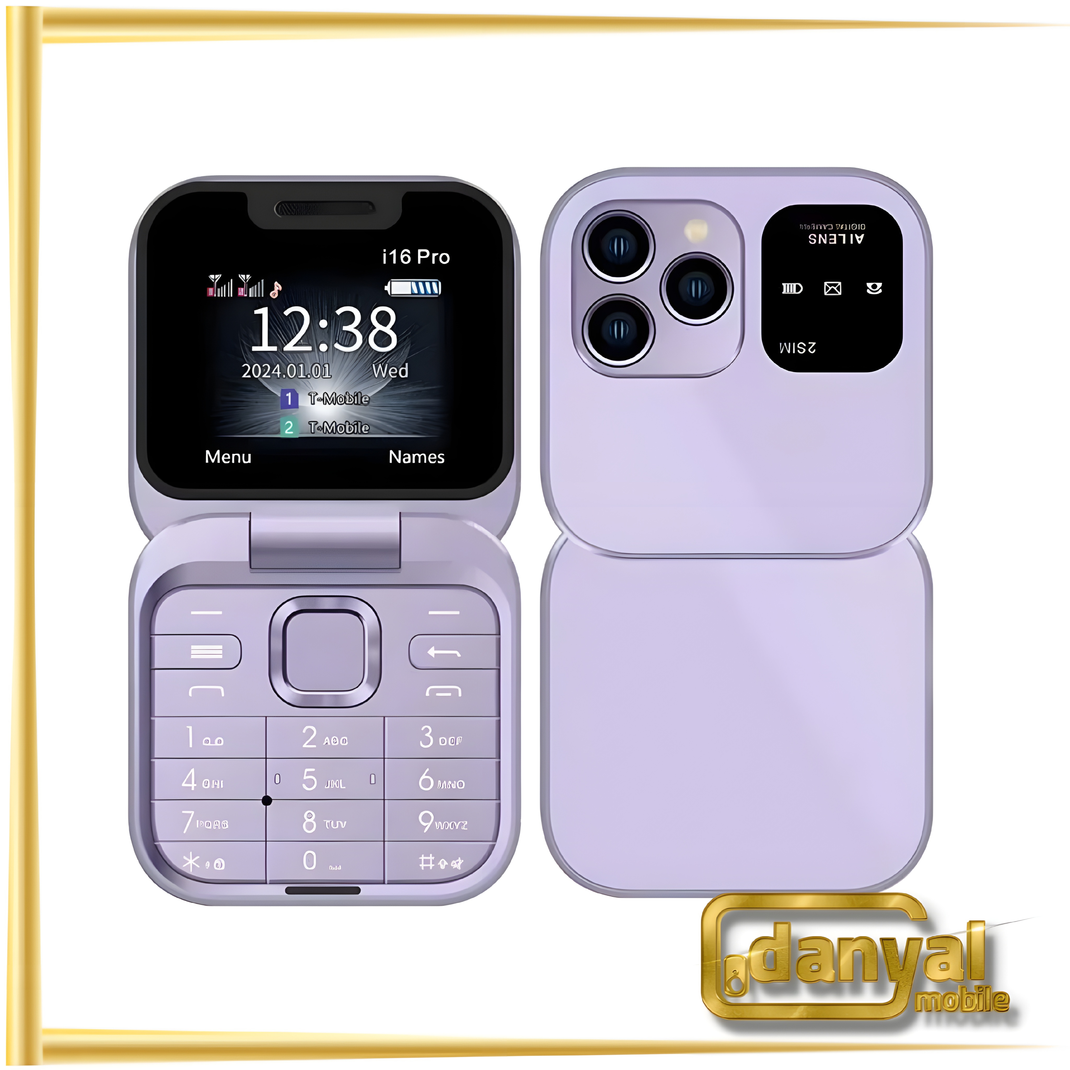 گوشی موبایل مینی تاشو دوسیمکارت MTK مدل i16 mini حافظه 64 مگابایت