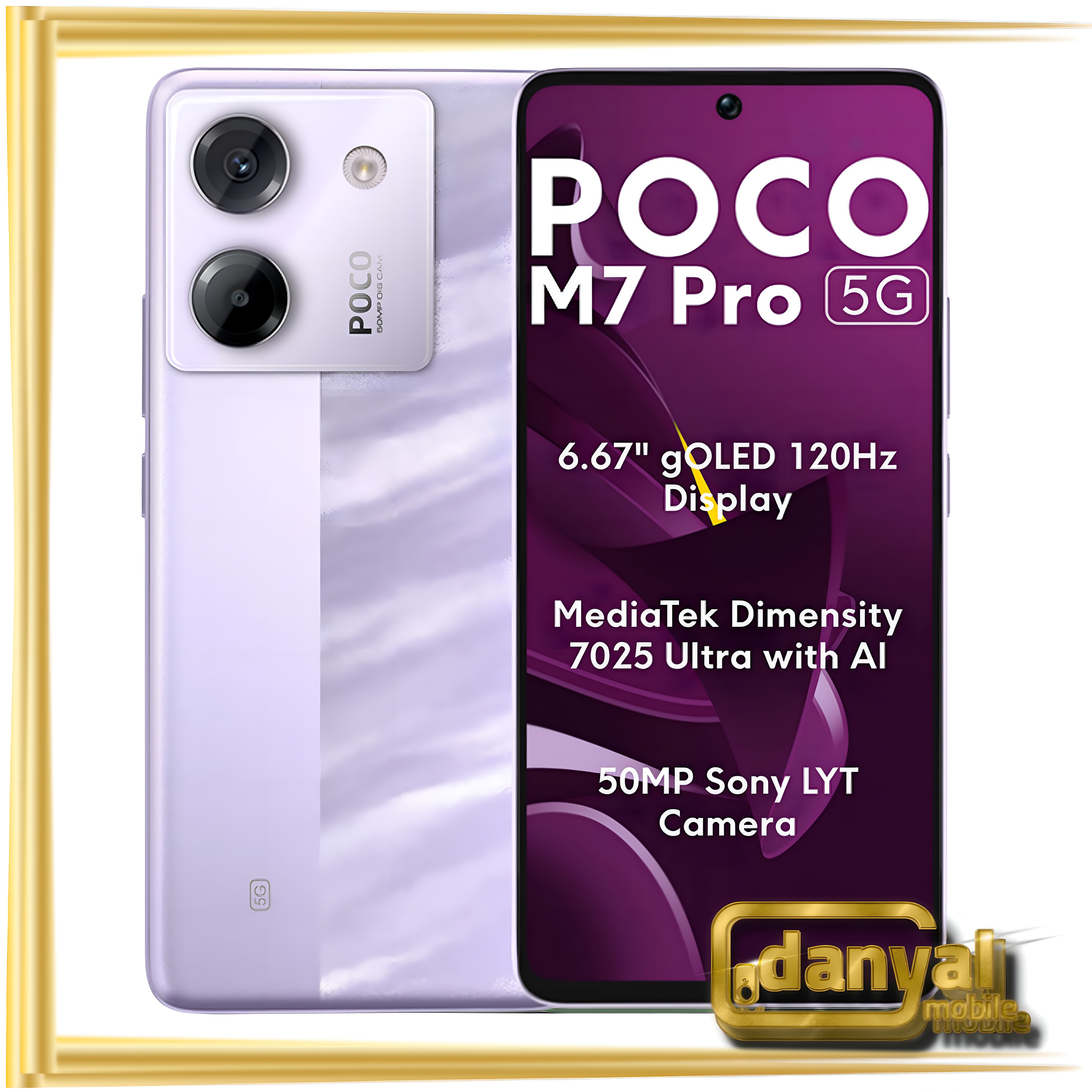 گوشی شیائومی Poco M7 Pro 5G حافظه 256 رم 12 گیگابایت