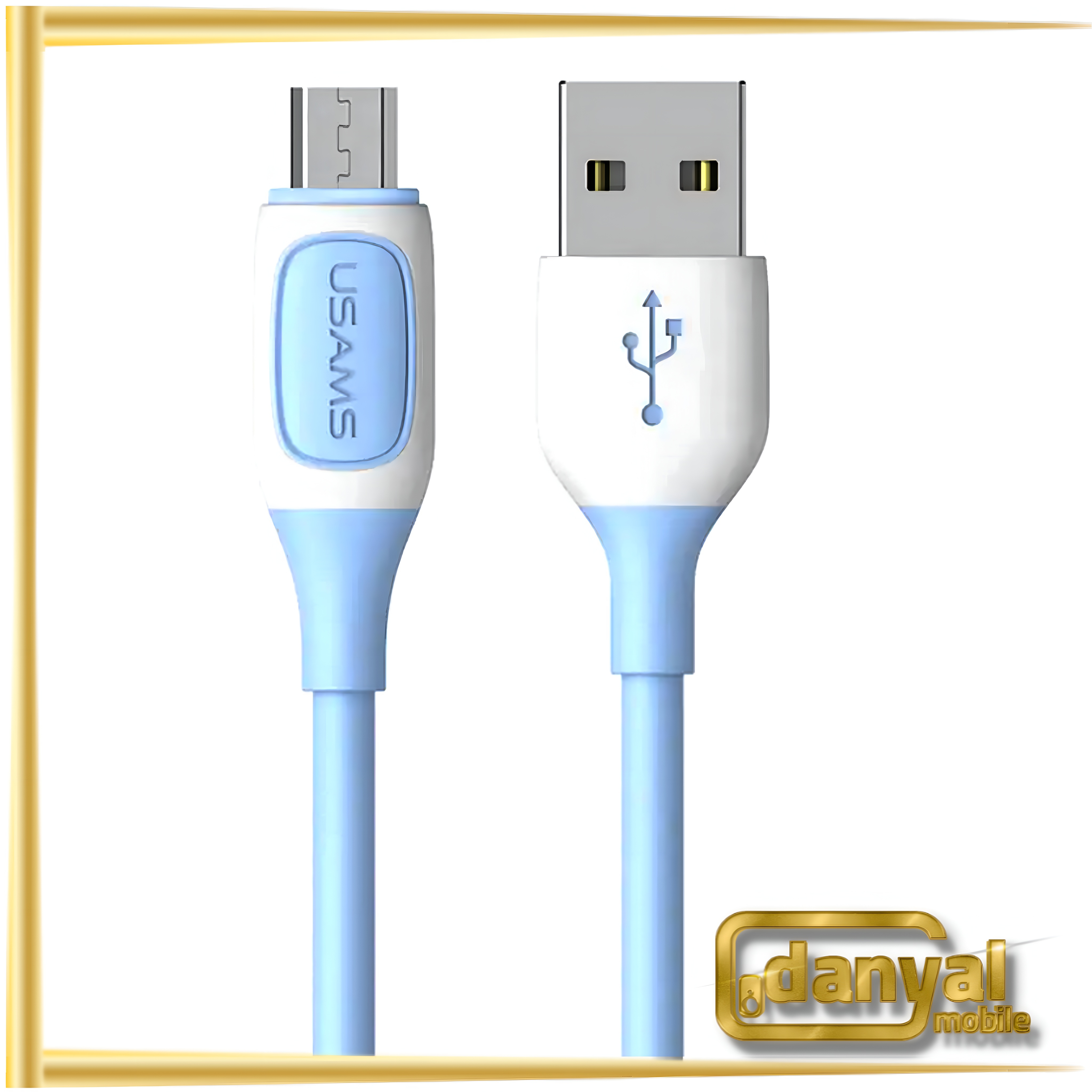 کابل شارژ سریع یو اس بی به میکرو یو اس بی یک متری یوسامز USAMS US-SJ597 Micro Charging