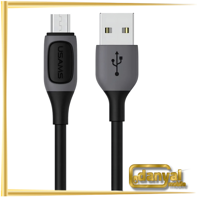کابل شارژ سریع یو اس بی به میکرو یو اس بی یک متری یوسامز USAMS US-SJ597 Micro Charging