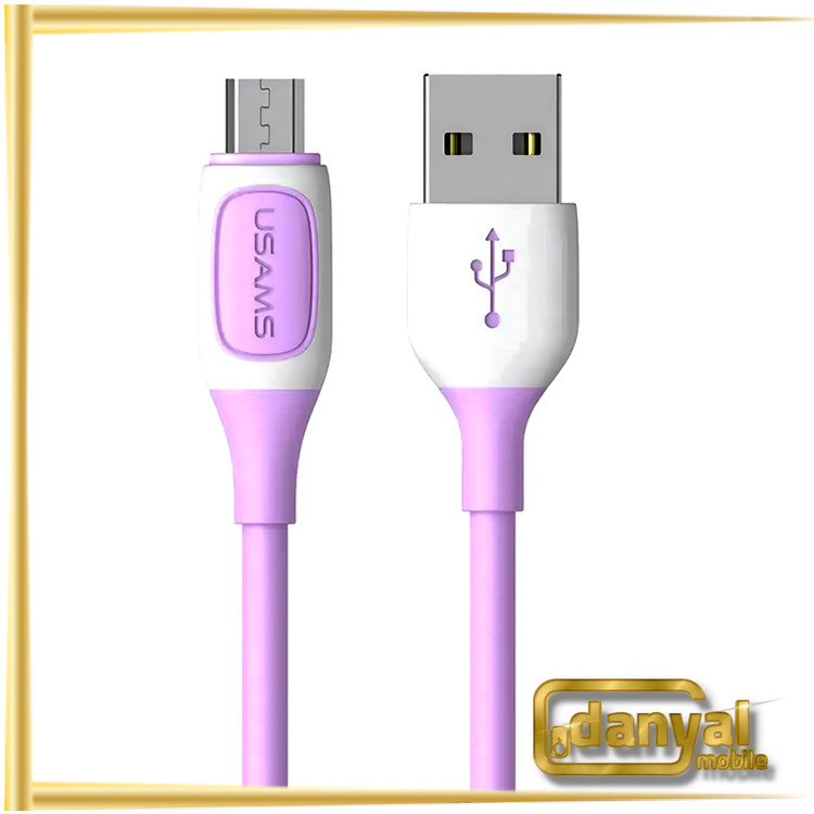 کابل شارژ سریع یو اس بی به میکرو یو اس بی یک متری یوسامز USAMS US-SJ597 Micro Charging