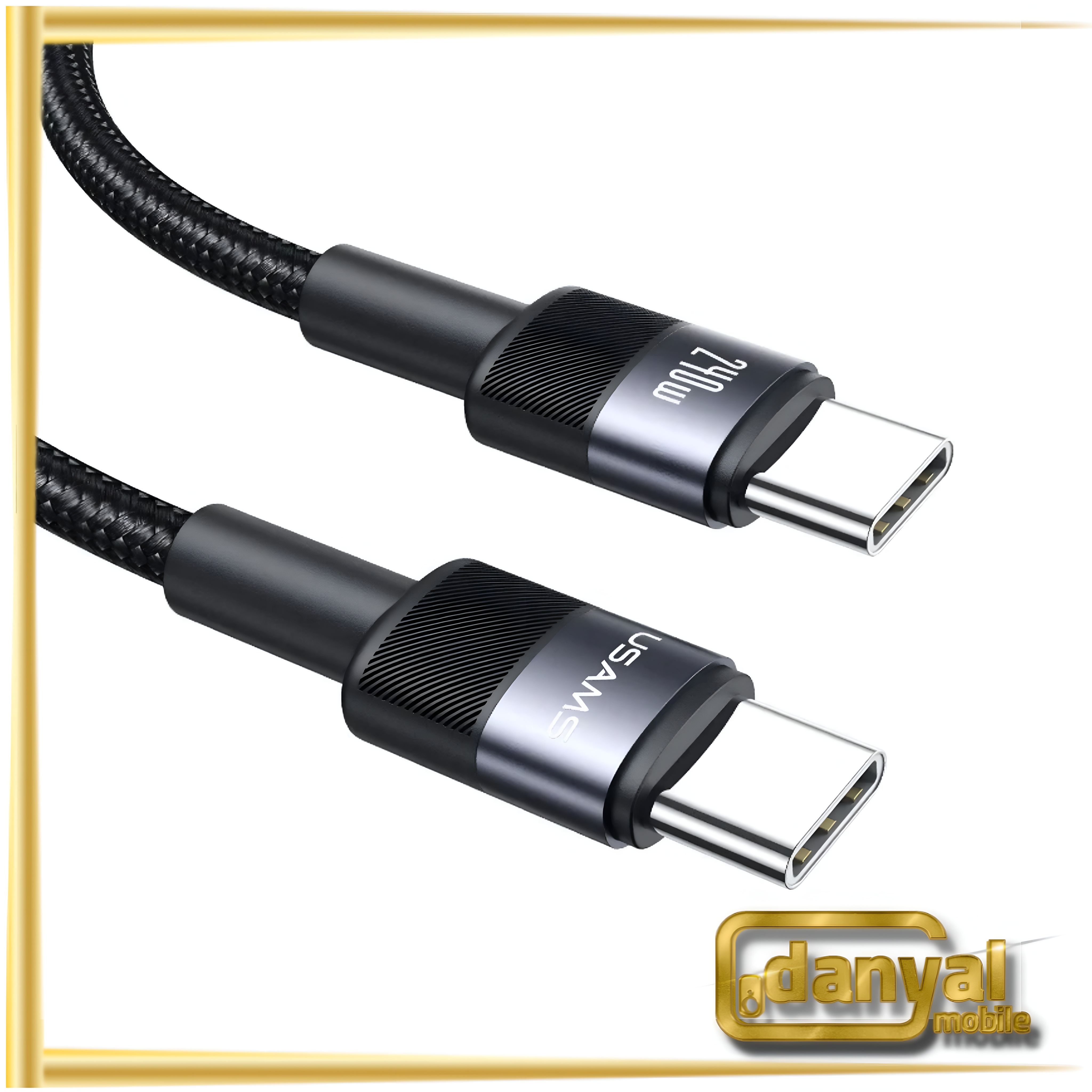 کابل تبدیل Type-C به Type-C یوسمز مدل SJ727 طول 1.2 متر