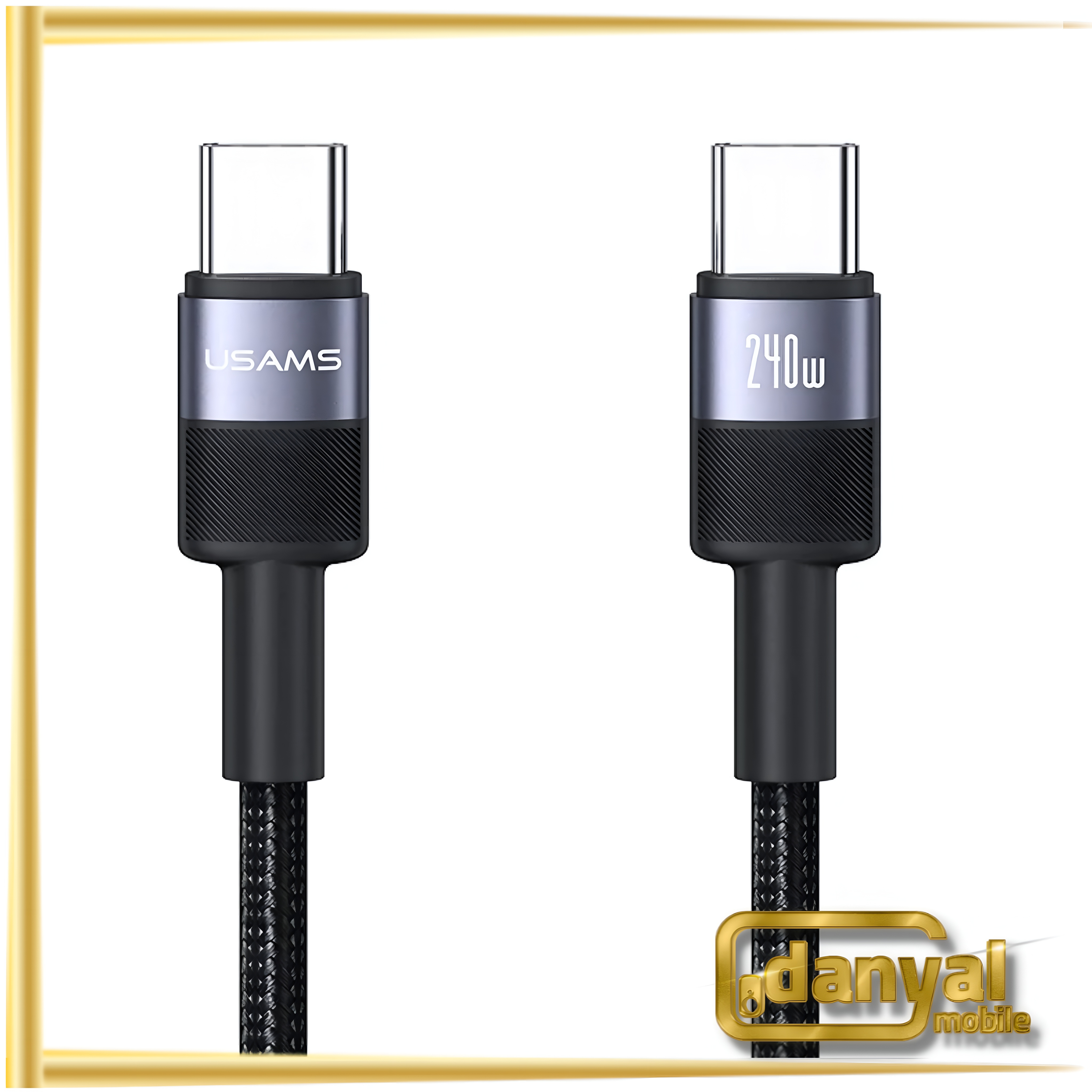 کابل تبدیل Type-C به Type-C یوسمز مدل SJ727 طول 1.2 متر