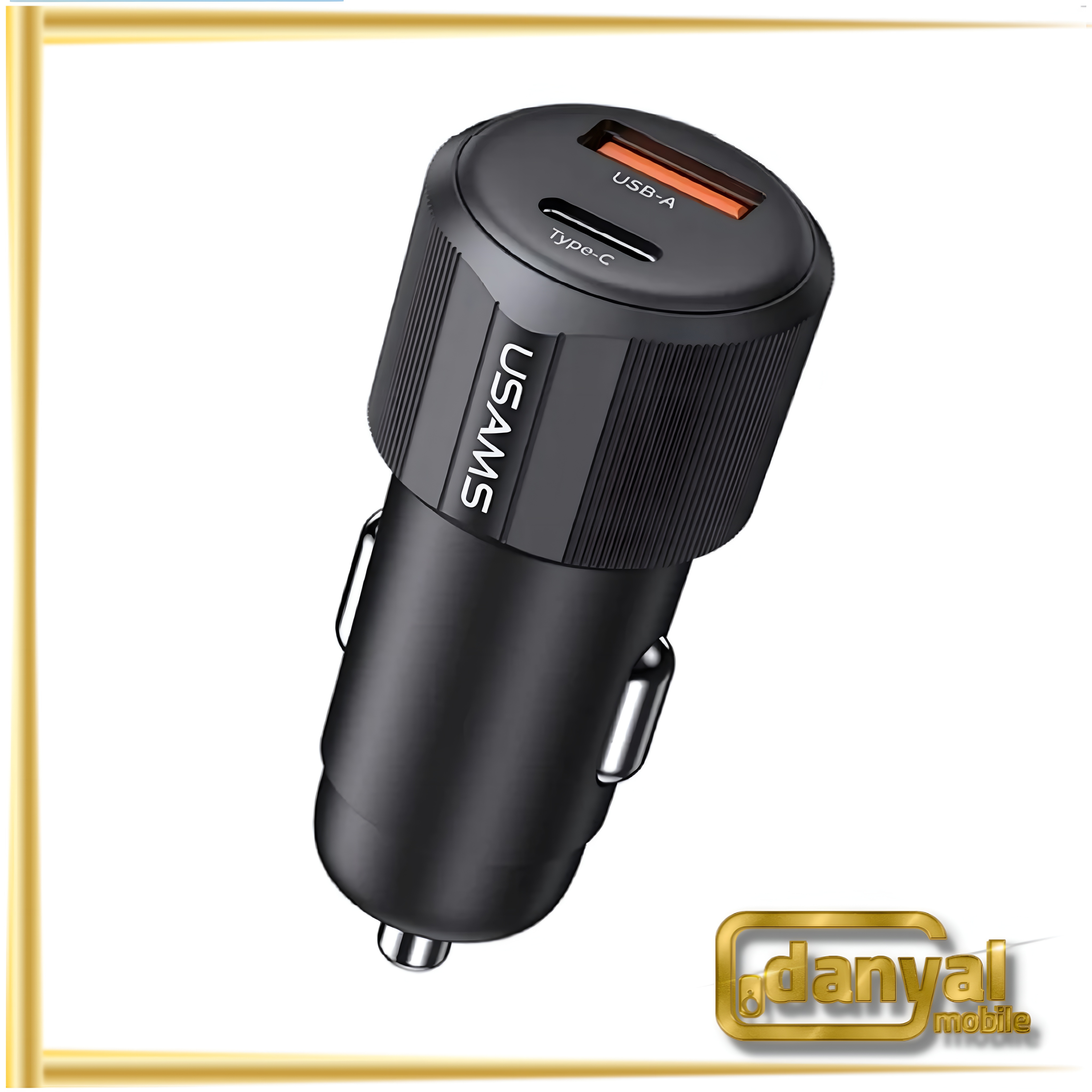 شارژر فندکی 60 وات دو پورت یوسمز مدل CC283