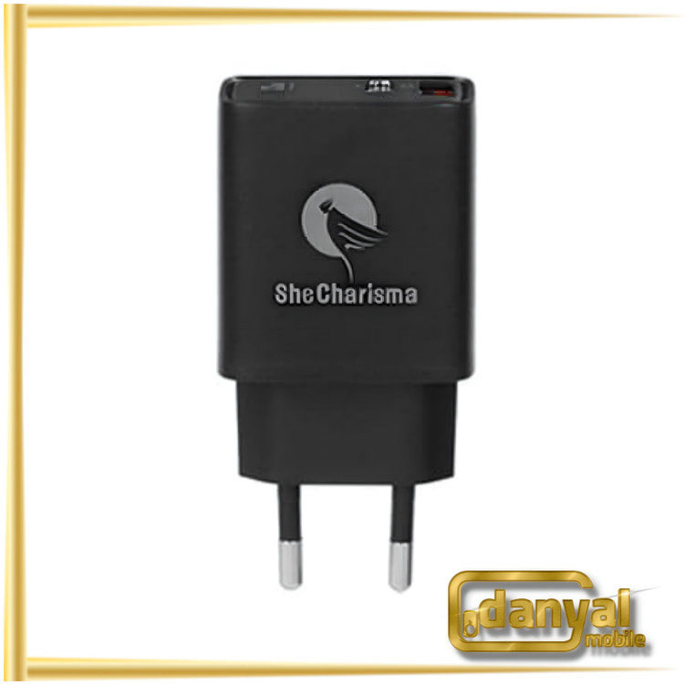 فست شارژر شی کاریزما مدل CH-102 33W دو پورت