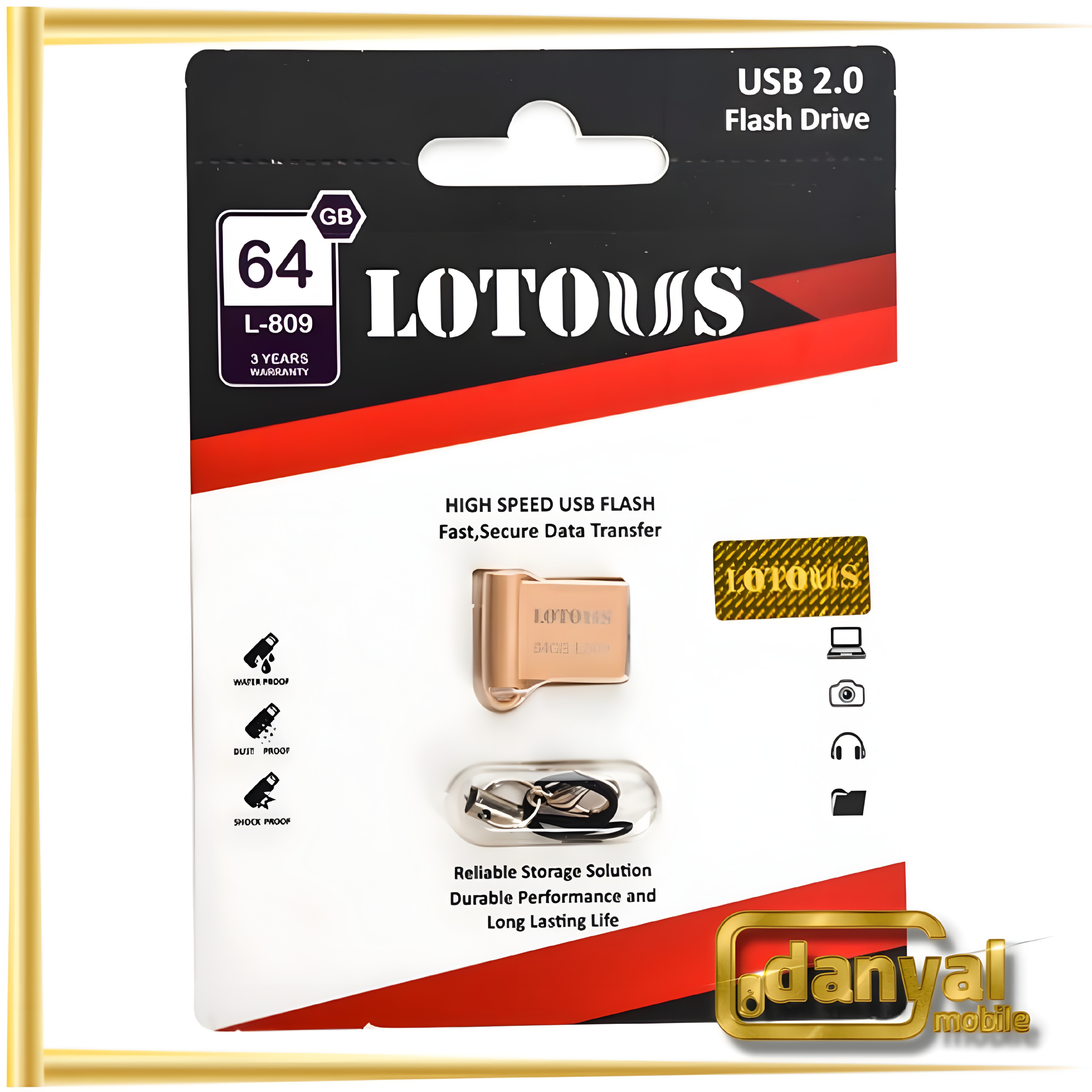 فلش مموری 64G لوتوس مدل L809