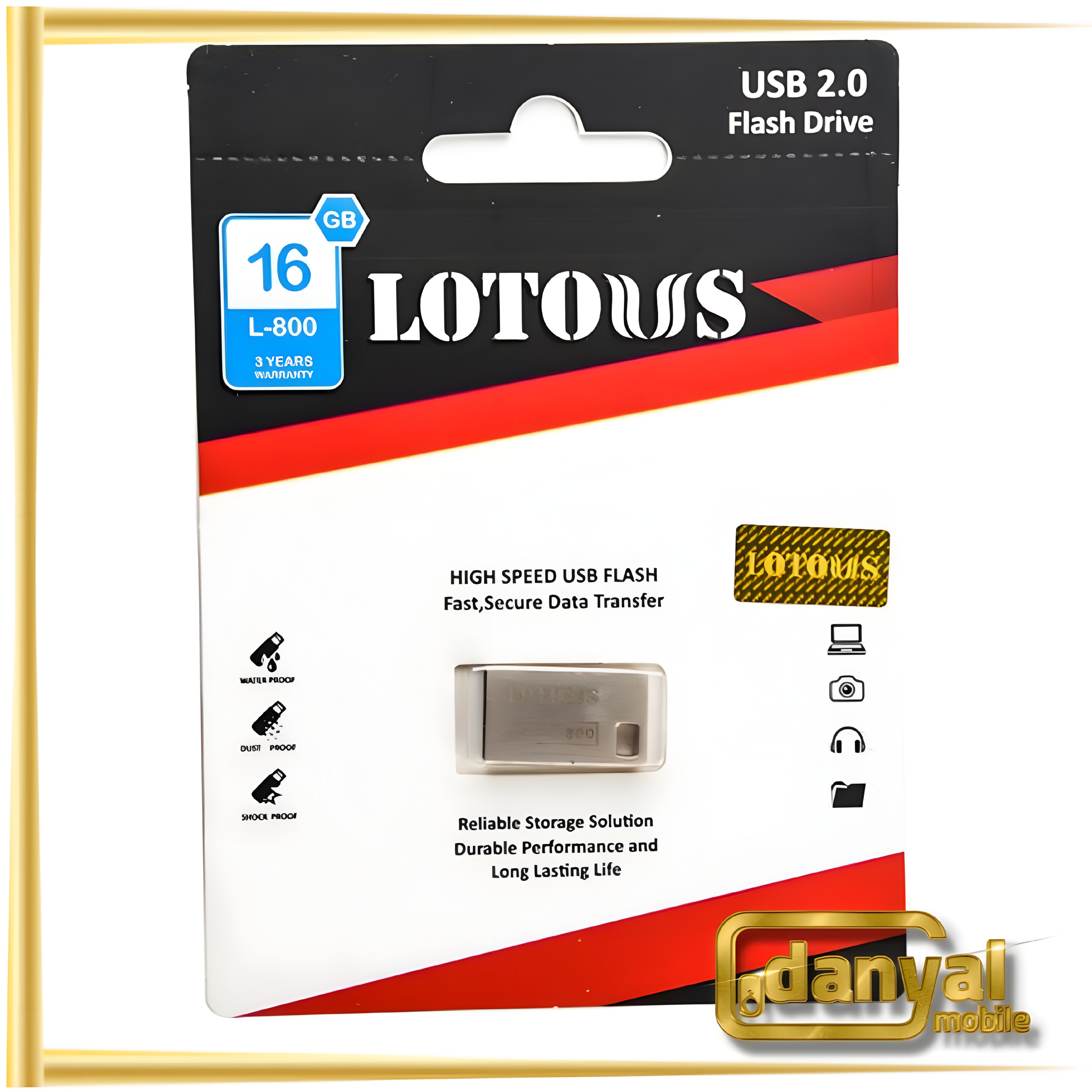 فلش مموری LOTOUS مدل L800 ظرفیت 16G