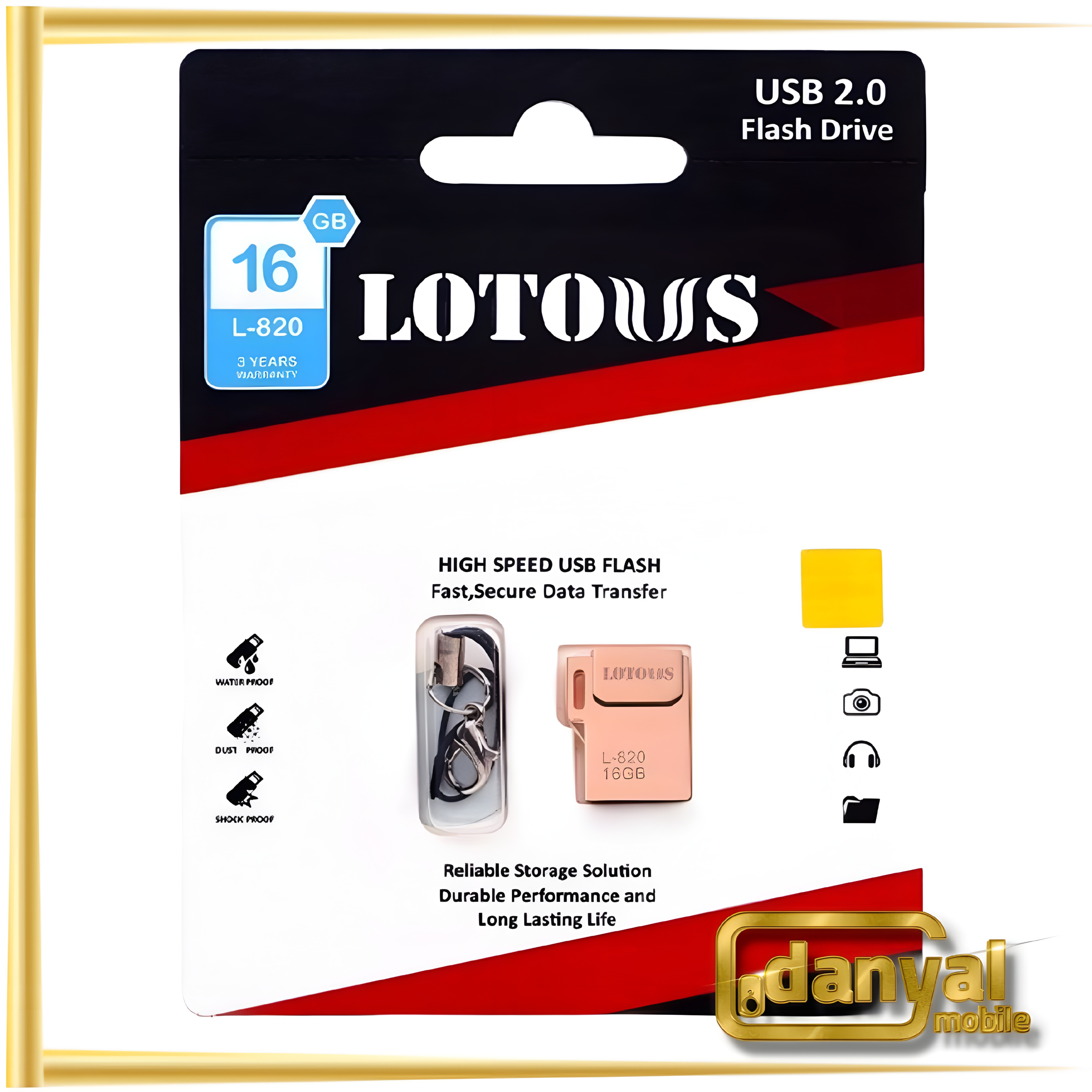 فلش مموری 16G لوتوس مدل L820