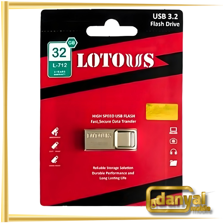 فلش مموری لوتوس مدل L-712 ظرفیت 32 گیگابایت
