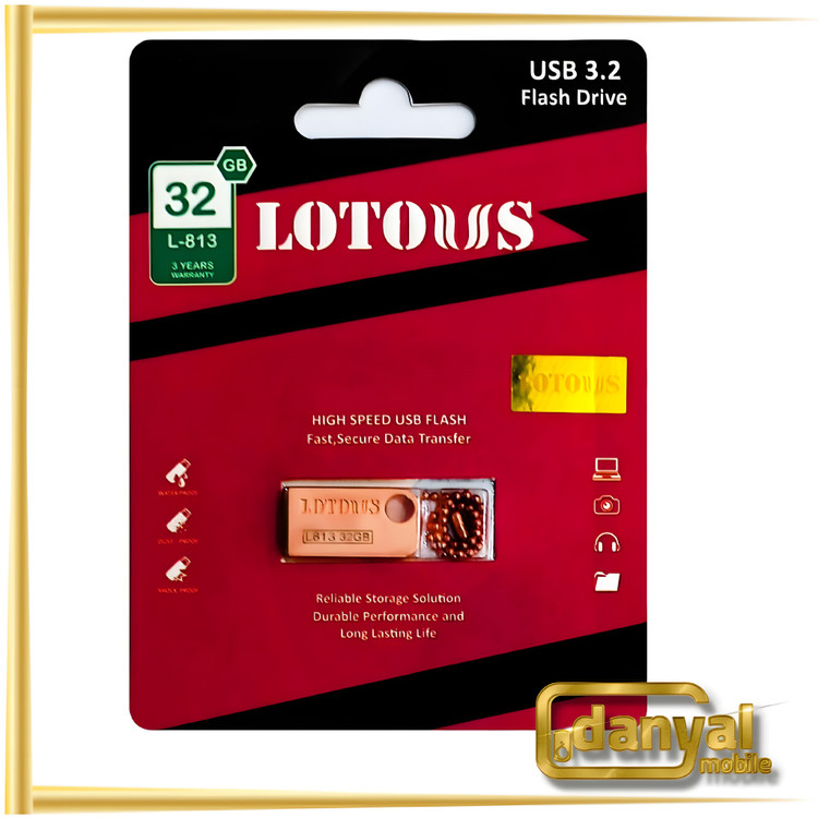 فلش مموری لوتوس مدل L-813 ظرفیت 32 گیگابایت