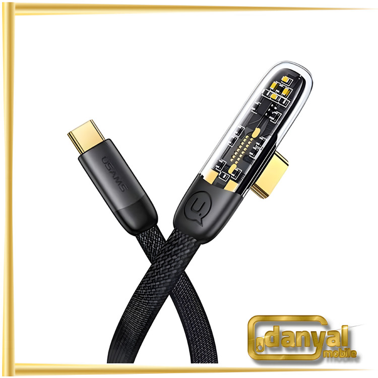 کابل یک متر و 20 سانتیمتری Type-c به Type-c یوسامس مدل us-sj584