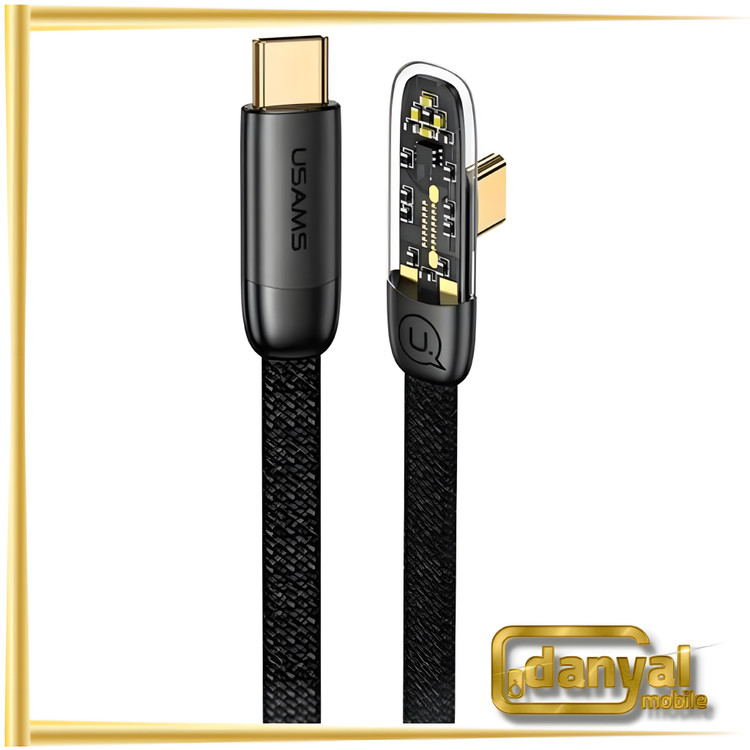 کابل یک متر و 20 سانتیمتری Type-c به Type-c یوسامس مدل us-sj584