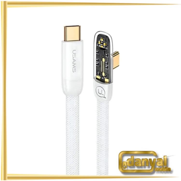 کابل یک متر و 20 سانتیمتری Type-c به Type-c یوسامس مدل us-sj584