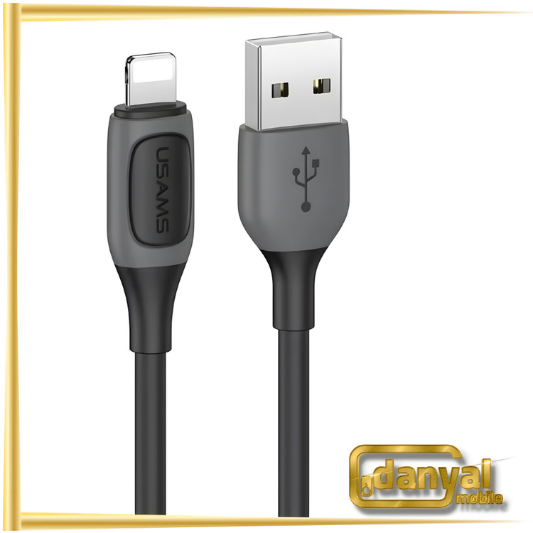 کابل شارژ سریع یواس بی به لایتنینگ 2.4 آمپر یک متری یوسامز Usams Us-SJ595