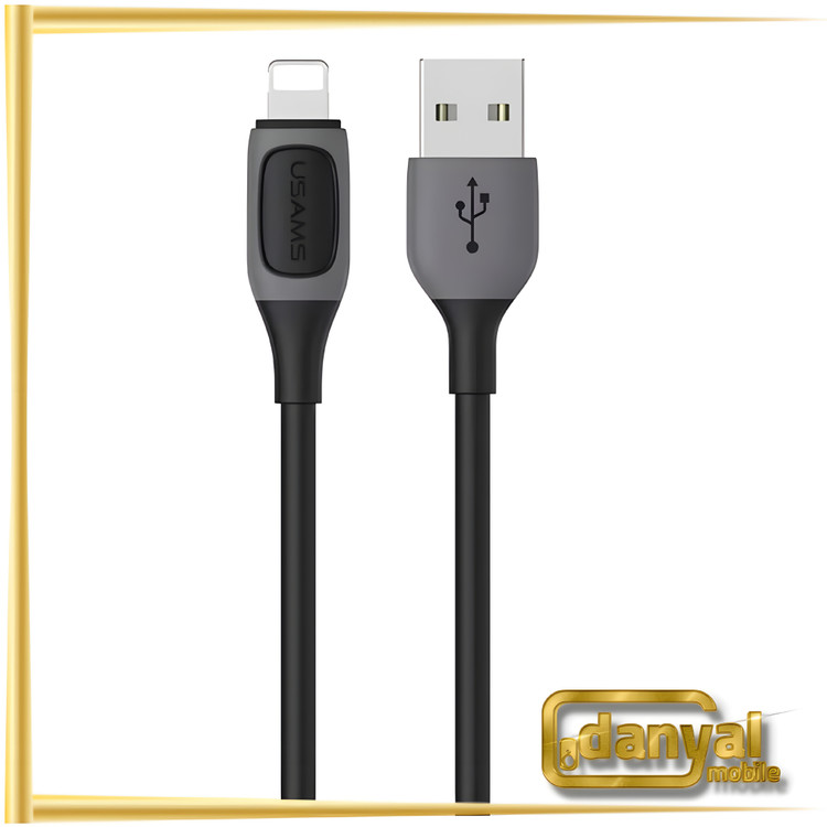کابل شارژ سریع یواس بی به لایتنینگ 2.4 آمپر یک متری یوسامز Usams Us-SJ595